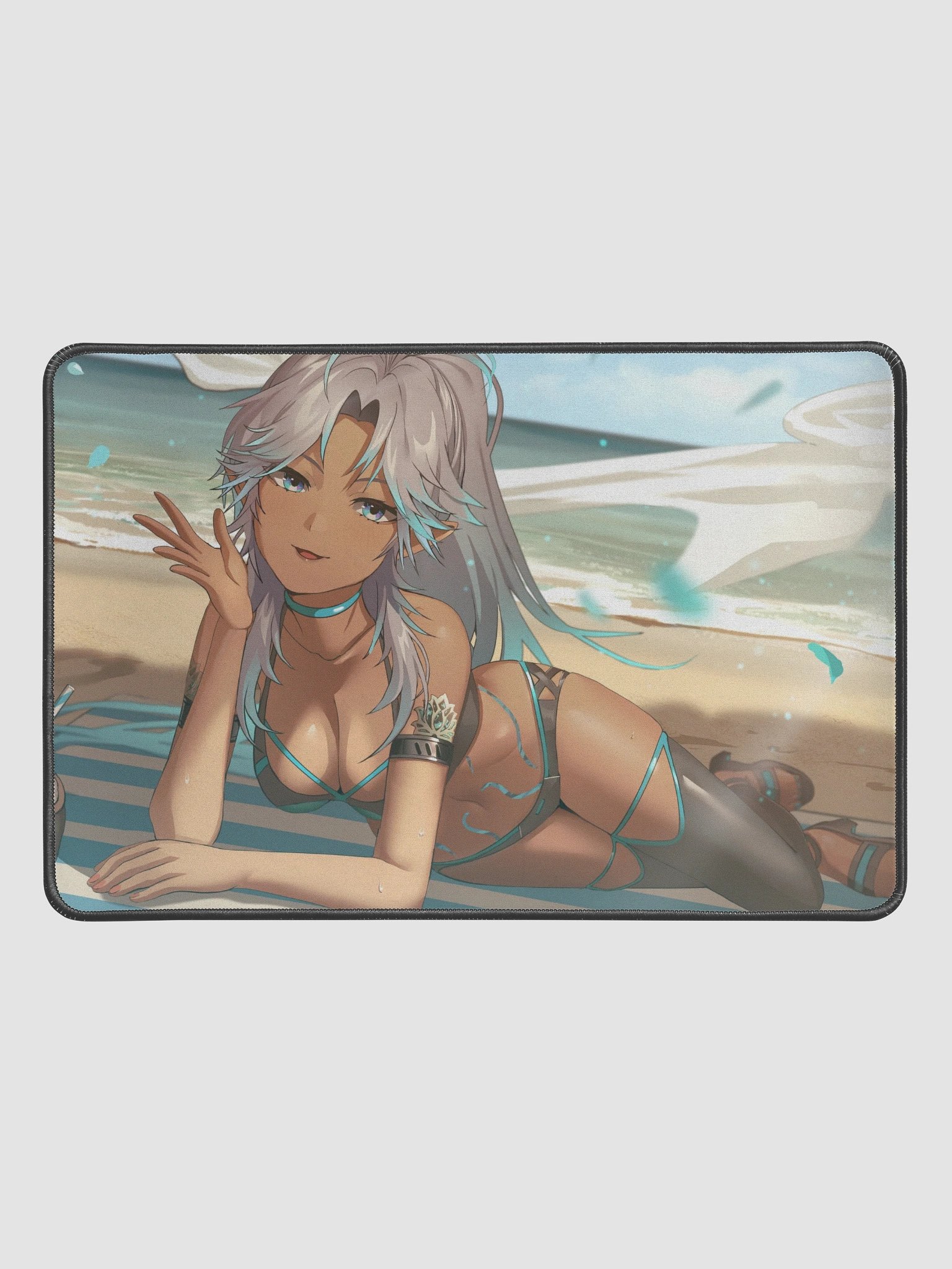 Twilight Drift: Tidesong Desk Mat 12" x 18" product image (1)