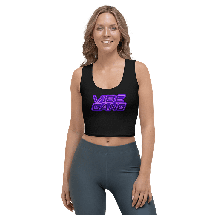 VIBEGANG All-Over Print Crop Top T-Shirt product image (1)