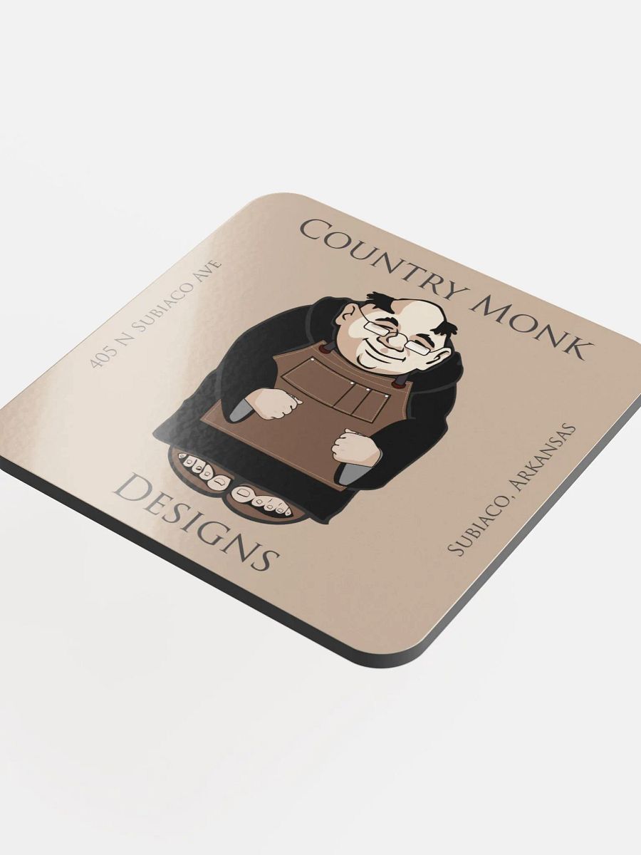 Country Monks Designs Glossed Cork Coaster product image (4)