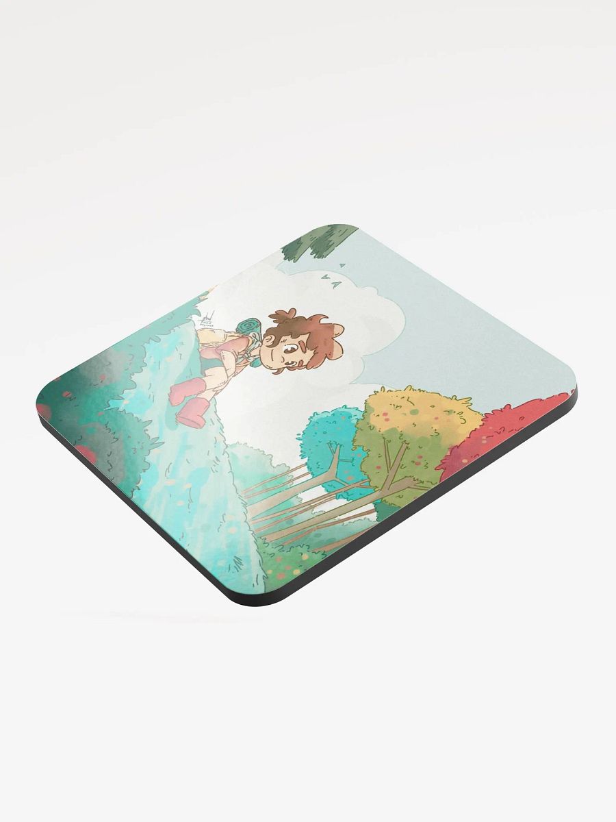 The Breeze | Glossed Cork Coaster product image (3)