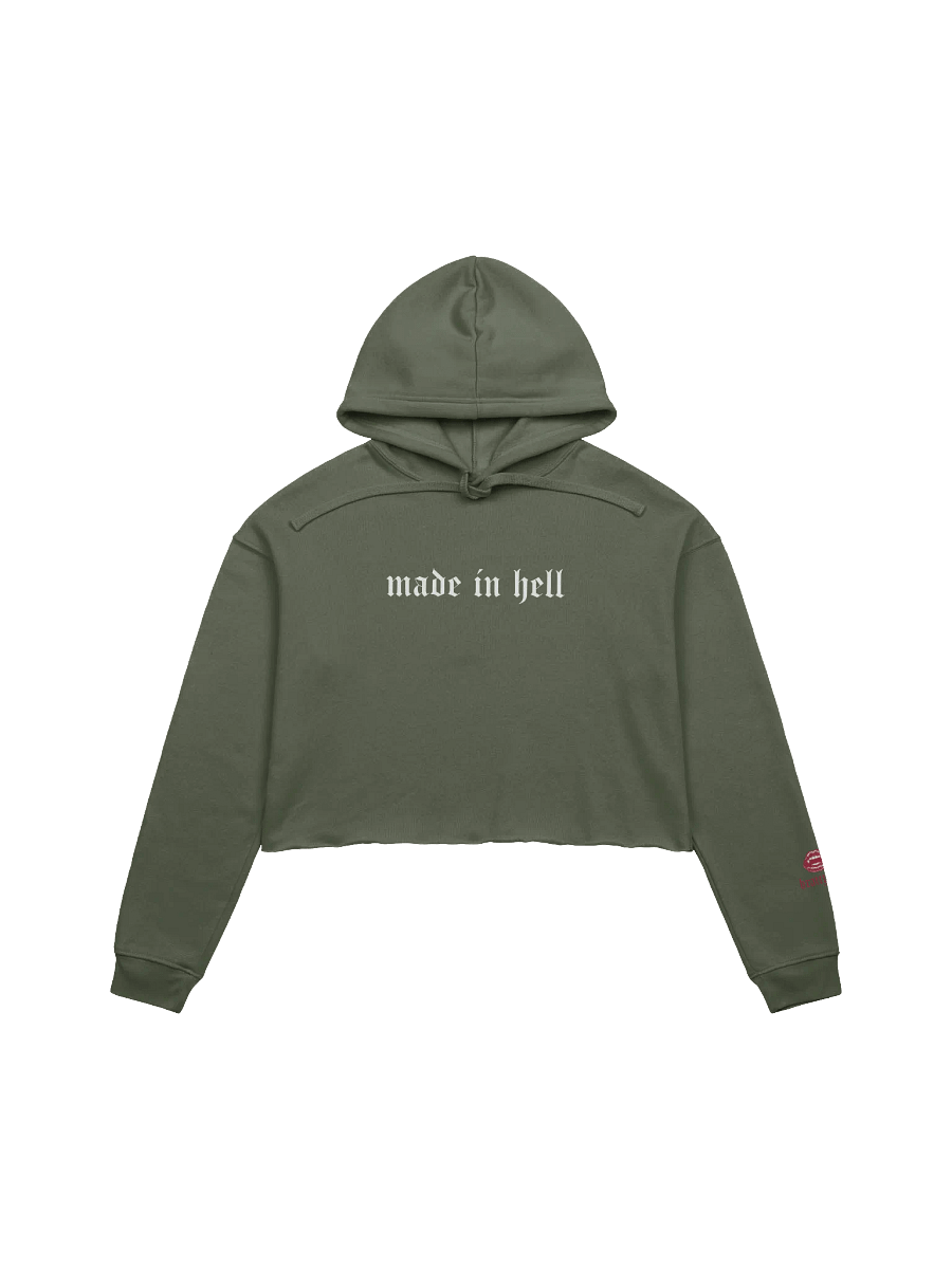made in hell Cropped Hoodie product image (1)