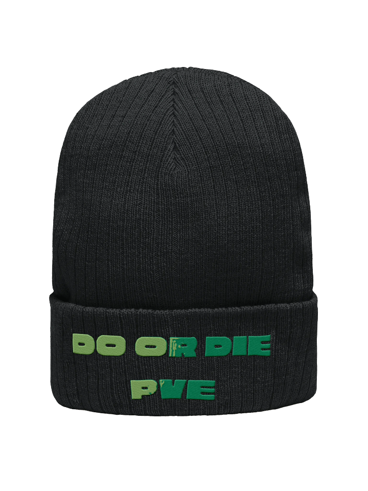 DO OR DIE PVE Ribbed Knit Beanie - Green product image (1)