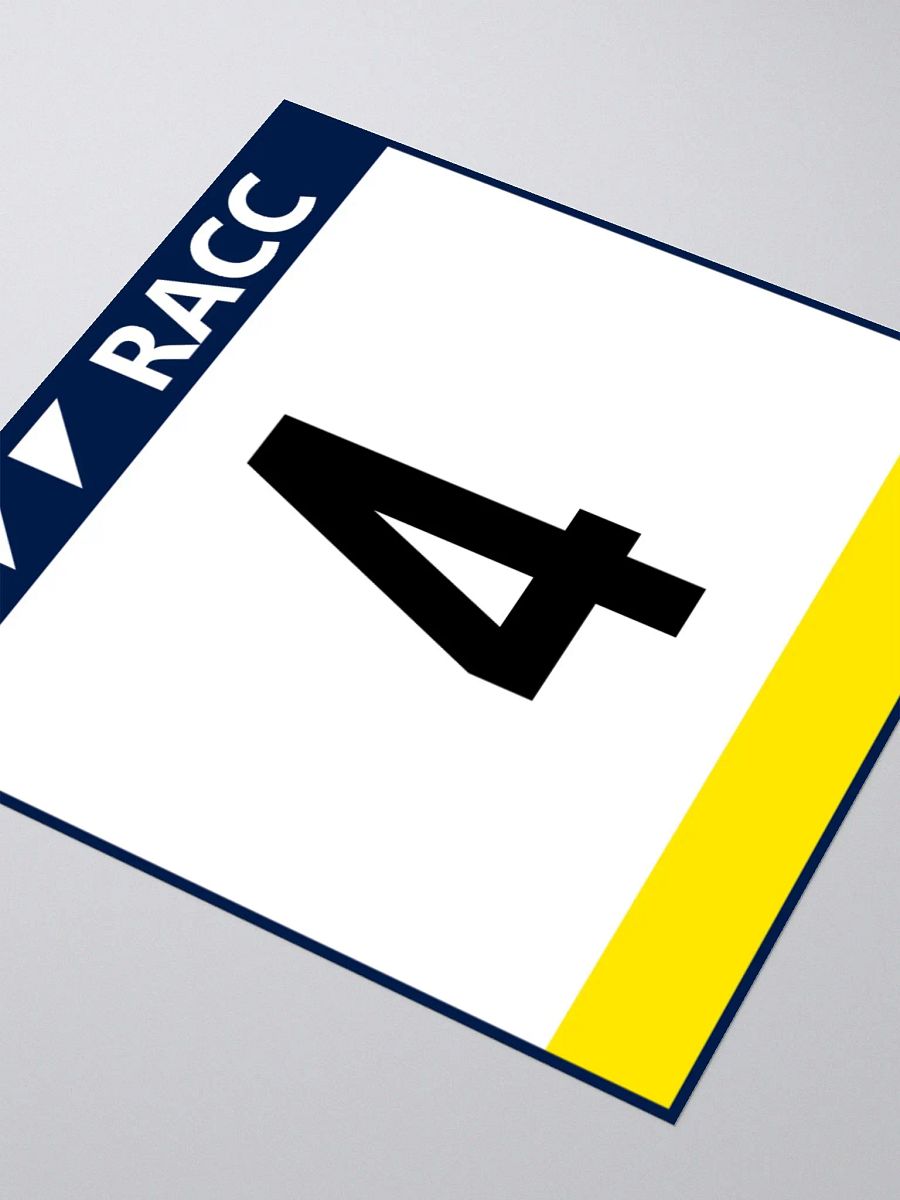 3x3 Sticker / Carlos Sainz : 1992 Rallye de España - Catalunya - Costa Brava Number 4 product image (4)