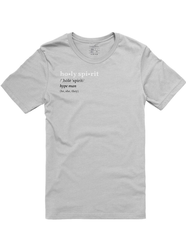 Holy Spirit (he,she,they) Gray T-Shirt product image (1)