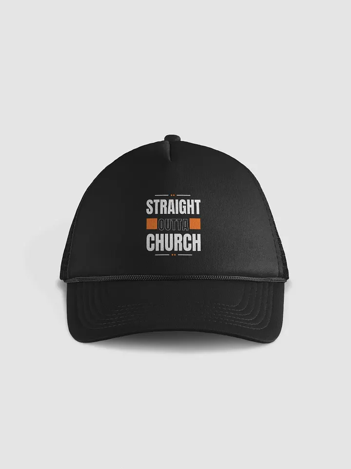 Straight Outta Church Christian Trucker Hat product image (1)