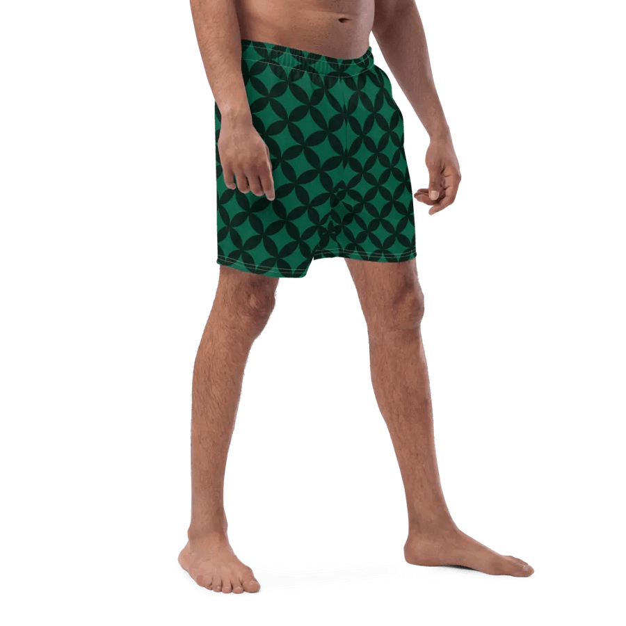 Men's Green Pattern Trunks product image (3)