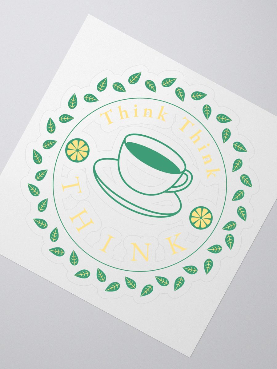 Slogan #7 Think Think Think Sticker product image (2)