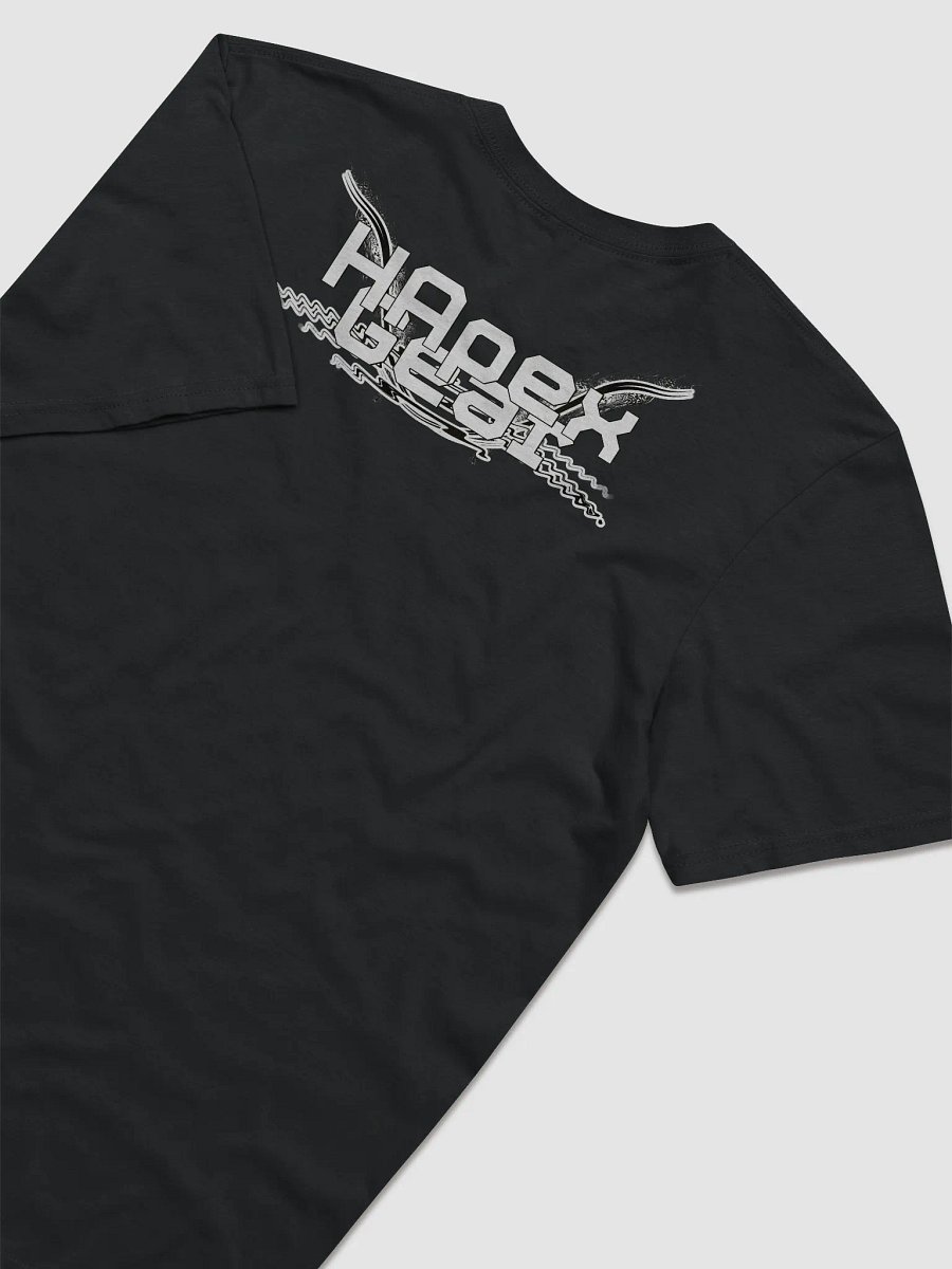 White HApex Gear Black Logo - Lightweight Fashion Short Sleeve T-Shirt product image (4)