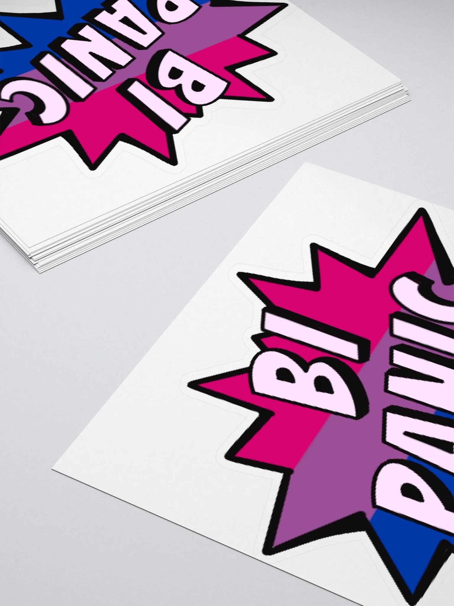 Bi-Panic Sticker product image (4)