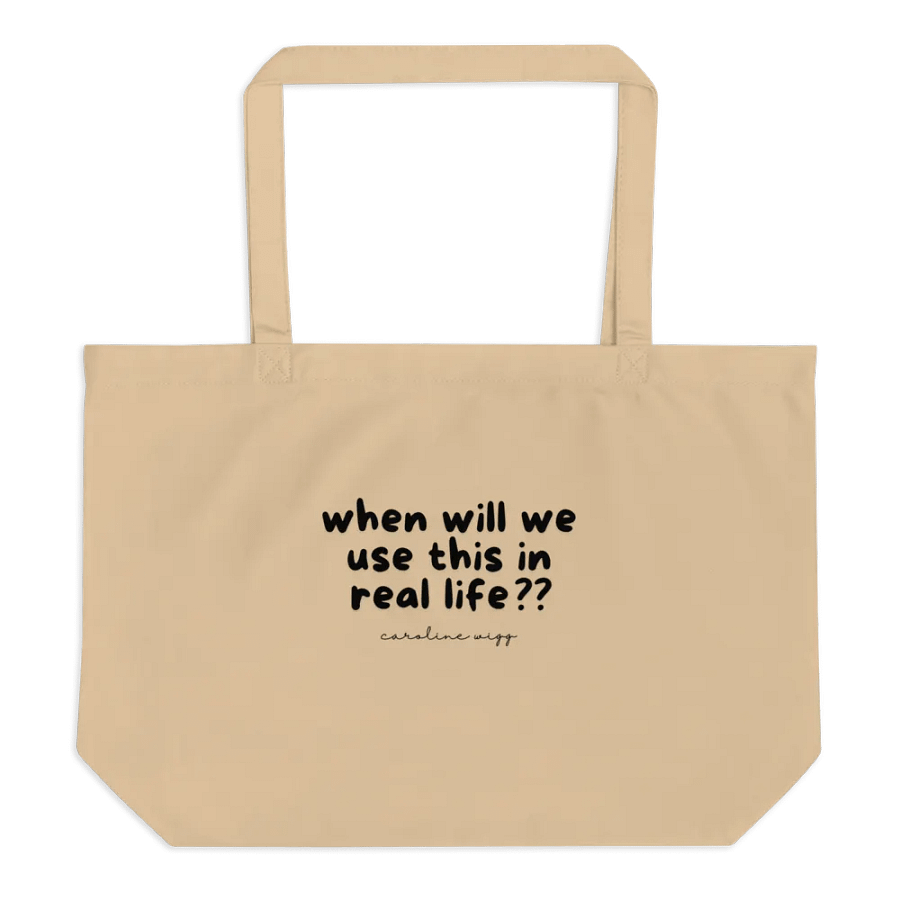 Real Life Tote Bag - Brown product image (1)