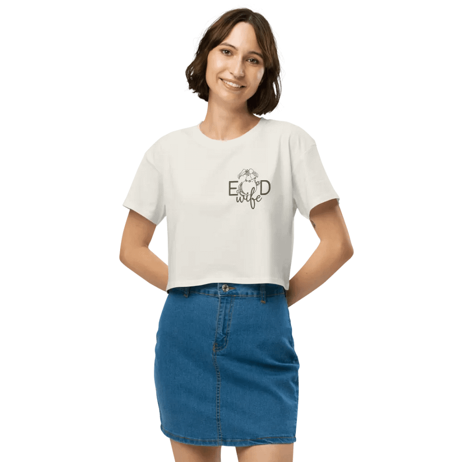 Buzzard Bomb and Pick EOD Wife Crop Tee product image (54)
