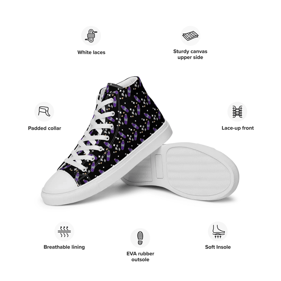 Purple Drink & Wares - High Top Sneakers product image (6)