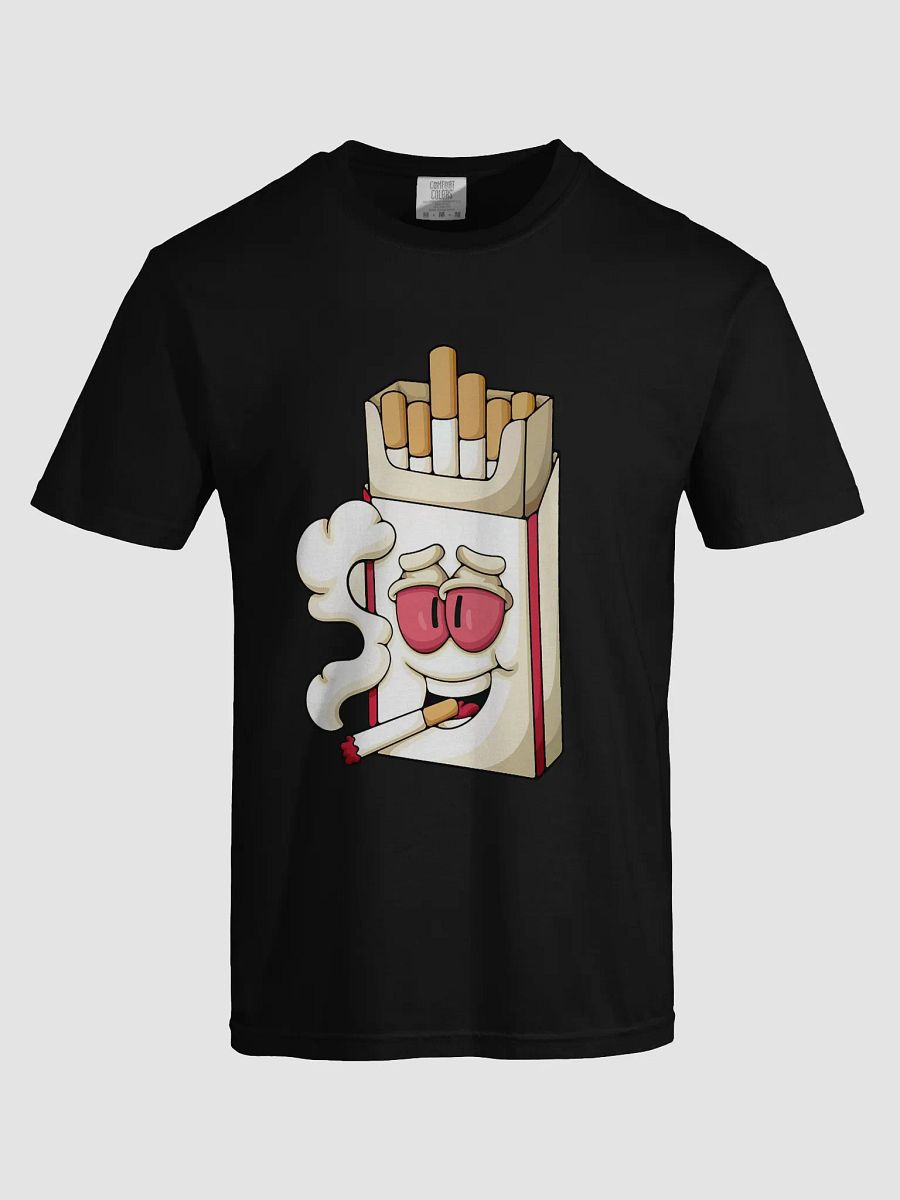 Smokin' Cool Cigarette Pack Cartoon T-Shirt product image (5)