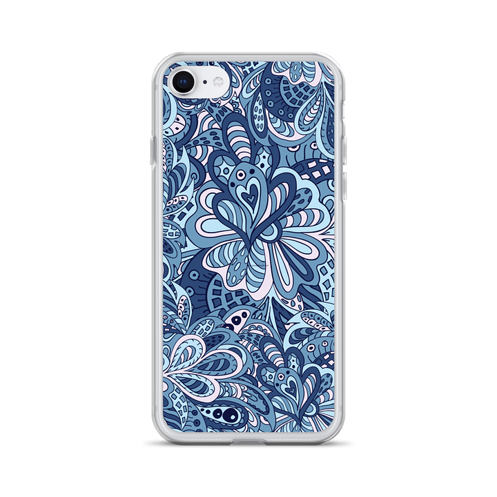 Blue Swirls iPhone® Case product image (28)