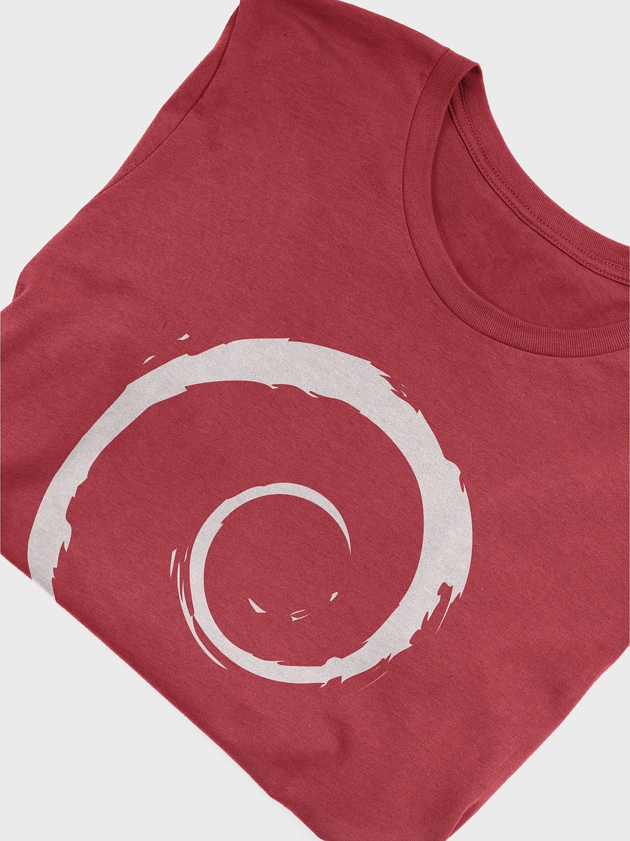 T-Shirt with Debian Swirl (Red Version) product image (5)