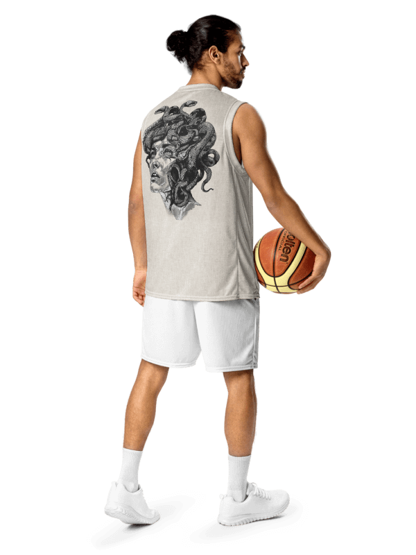 Medusa | Recycled Unisex Basketball Jersey product image (1)