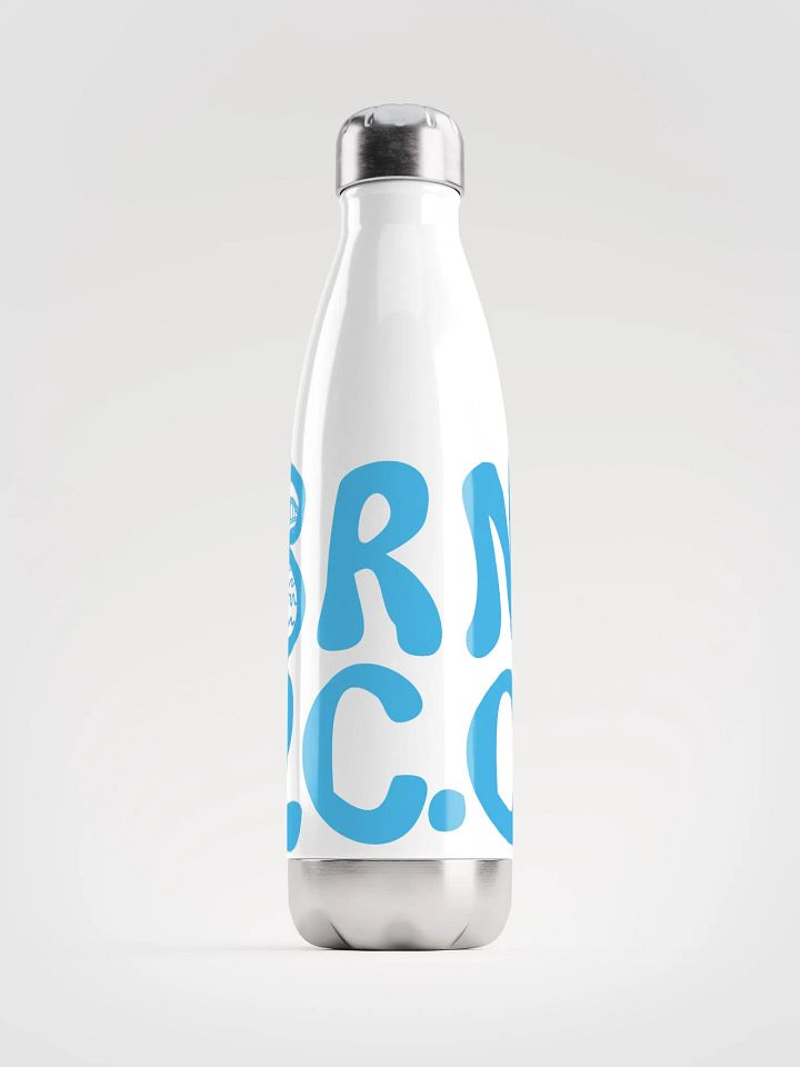 BRN.2C.C.™ | Stainless Bottle | Deep Sky Blue on White 💧 product image (1)