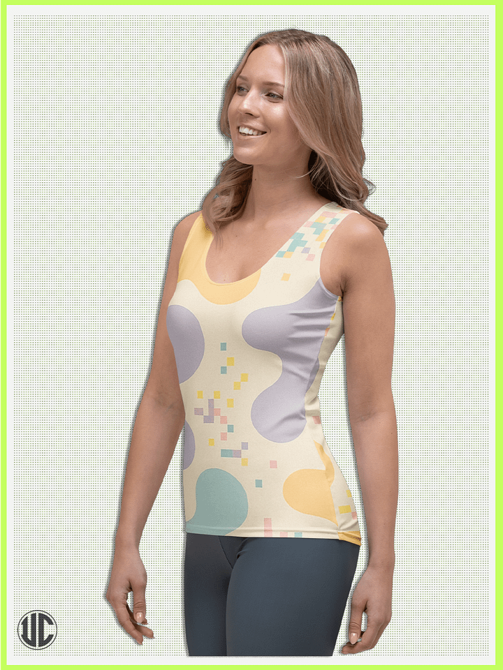 Theo’s Digital Wave – Women’s Tank Top product image (1)