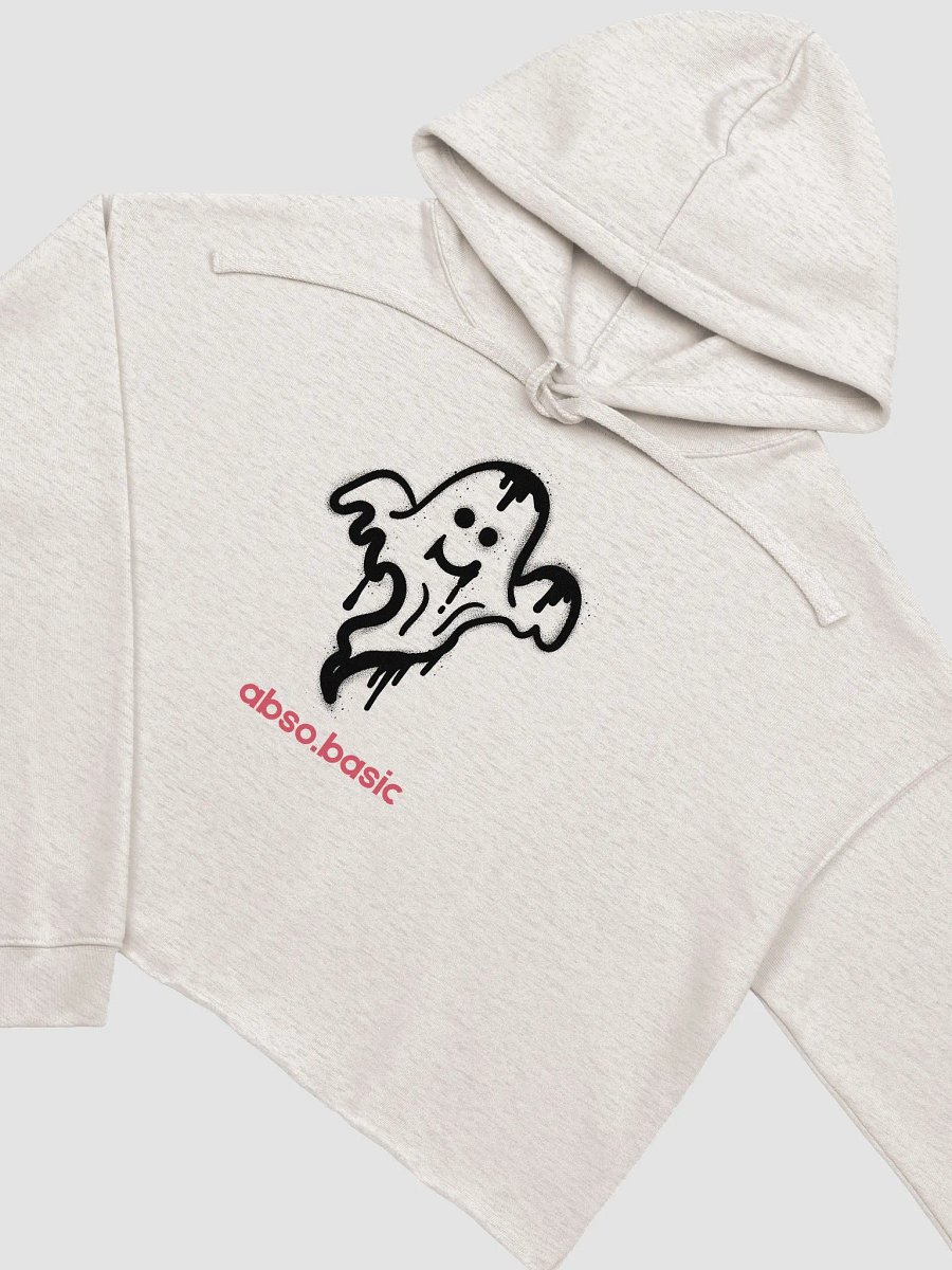 Shy Ghost Graffiti Cropped Hoodie product image (18)
