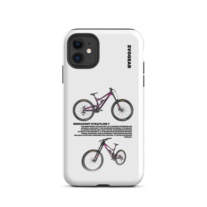 White Bergamont Straitline 7 iPhone Case product image (47)