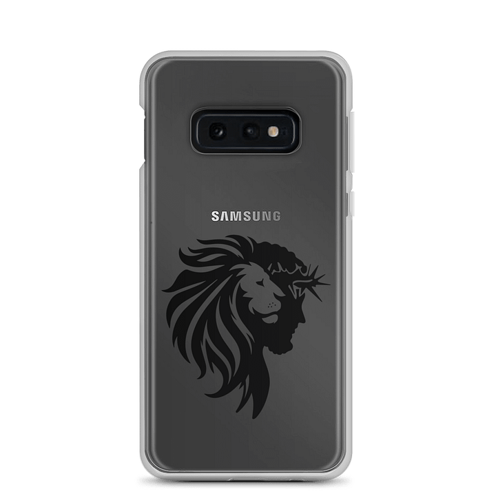 Sleek Matte Black Samsung® Clear Case product image (3)