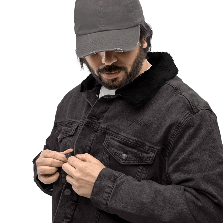 Black Denim Sherpa product image (5)