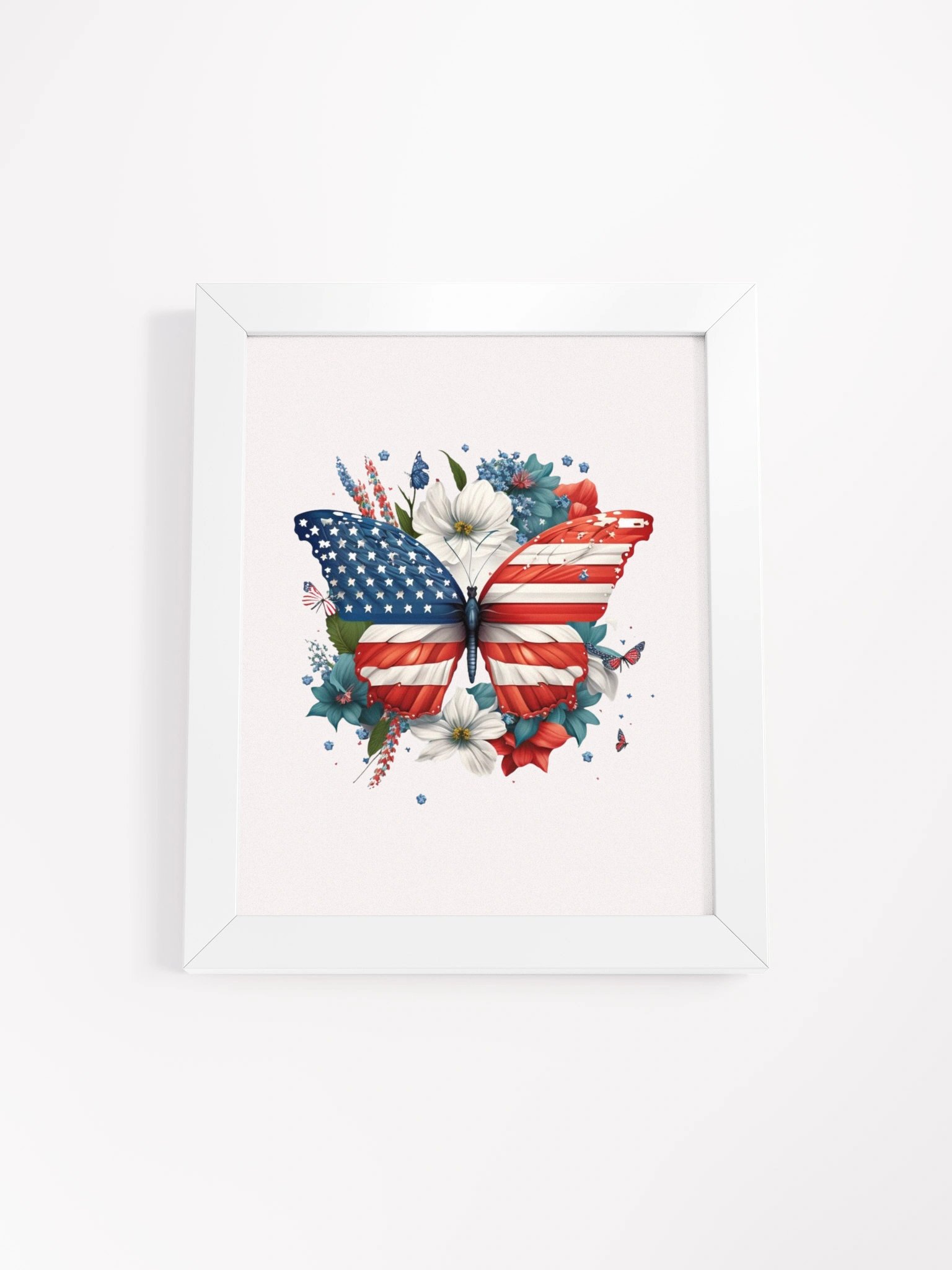 Patriotic Butterfly Dreams Framed Poster product image (1)