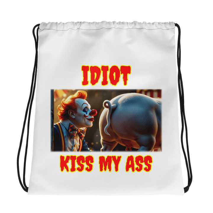 Sassy Clown All-Over Drawstring Bag product image (1)