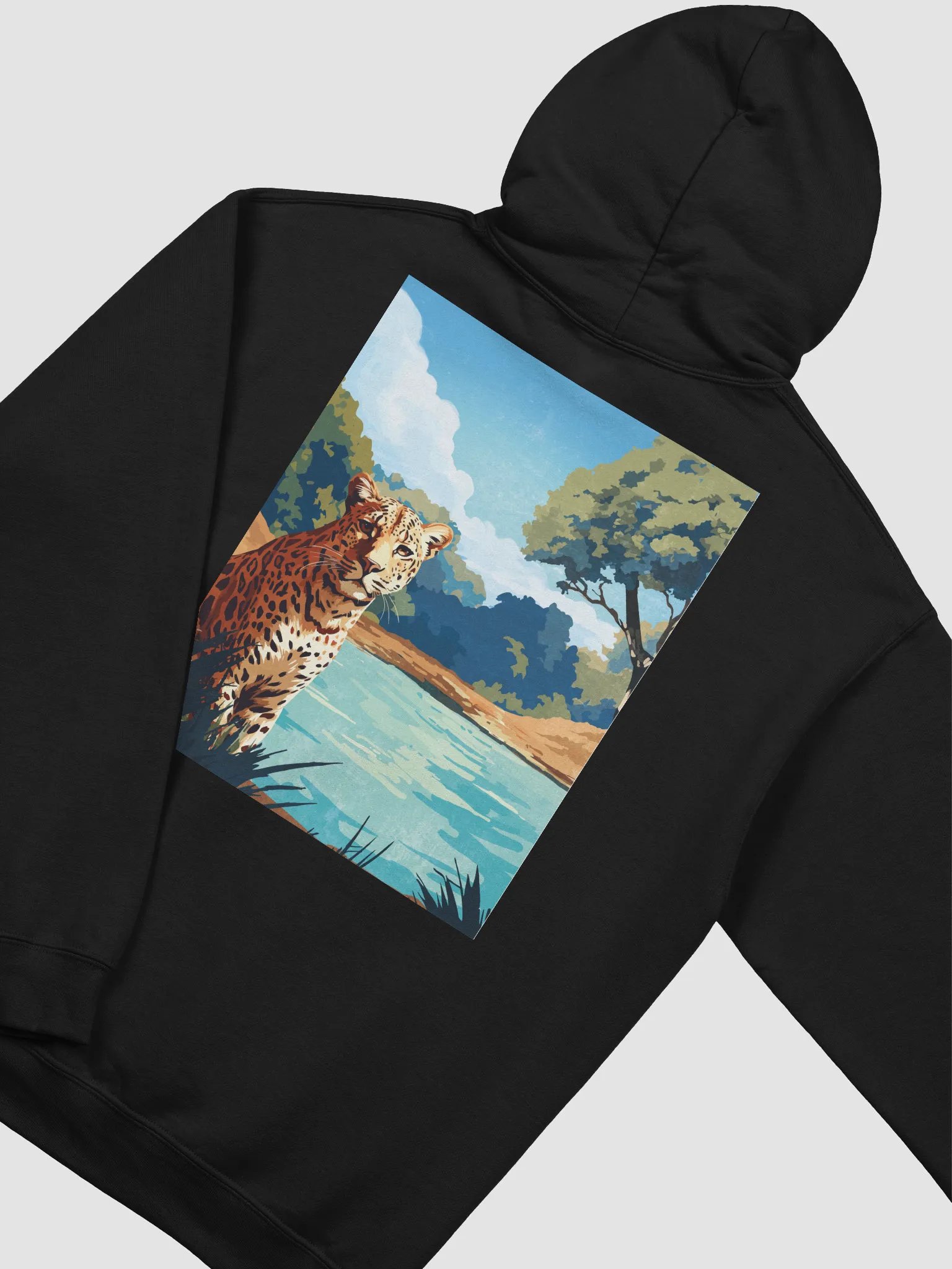 Leopard Hoodie (Black) product image (4)