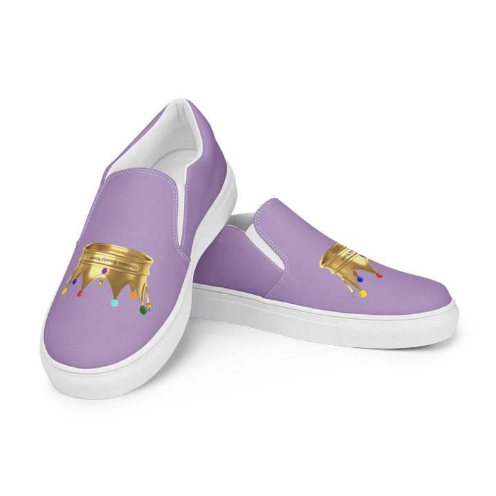 Queendom Beautiful Women Crown Canvas Shoes /Lavender (TM) product image (2)