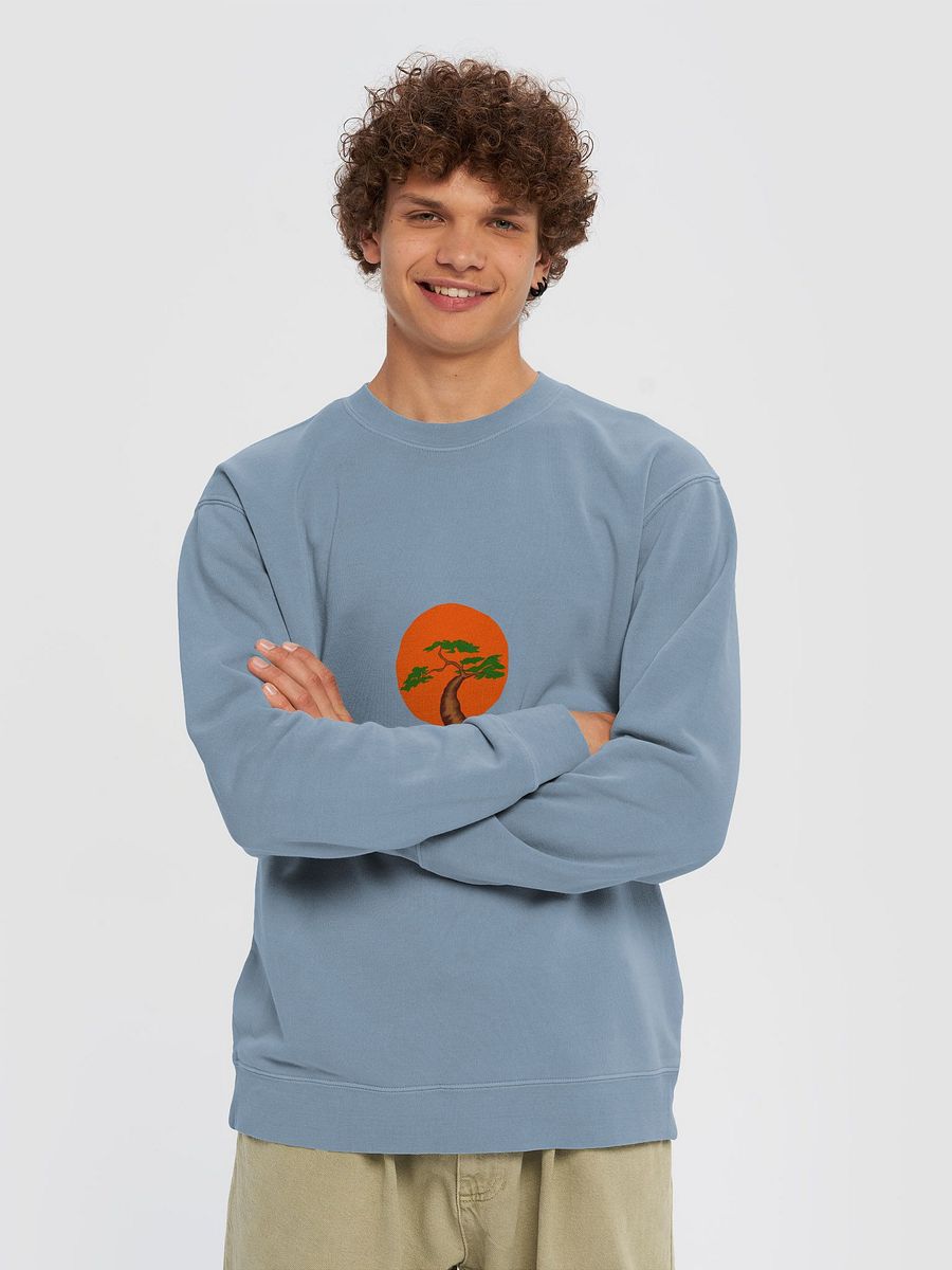 Sunset Tree Unisex Pigment Dyed Sweatshirt product image (3)