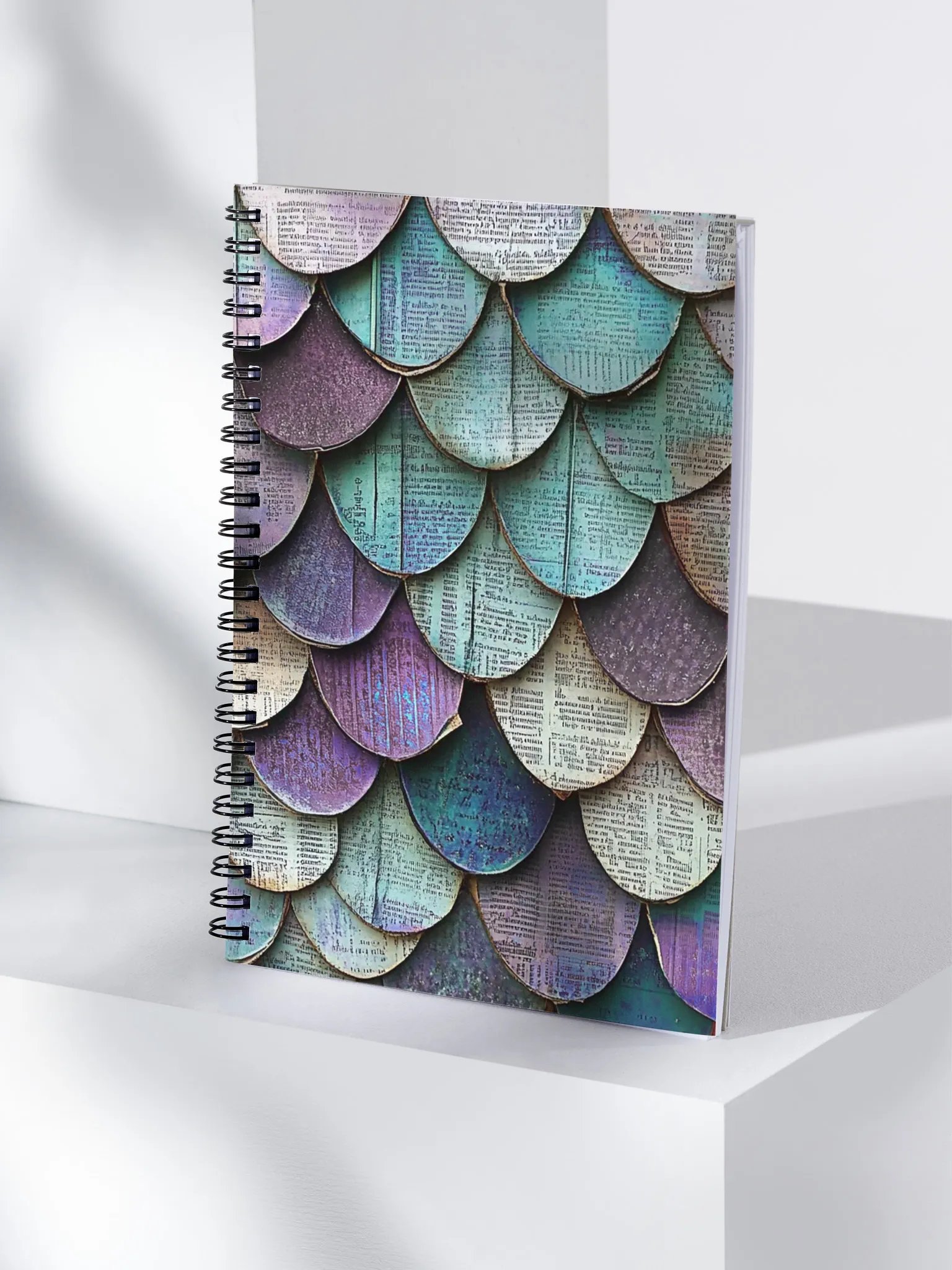 Mosaic Mermaid Scales: Spiral Notebook product image (4)