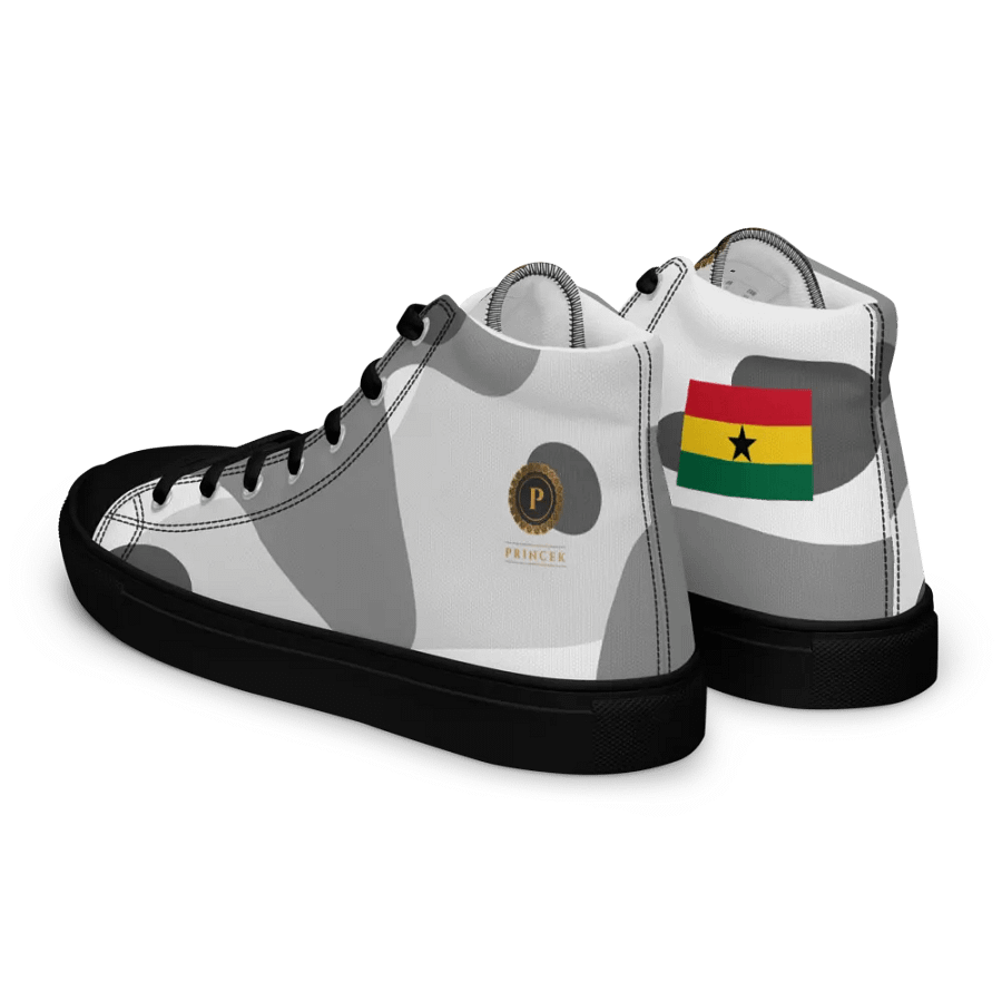 Ghanaian Emblem High Top Canvas Shoes product image (6)