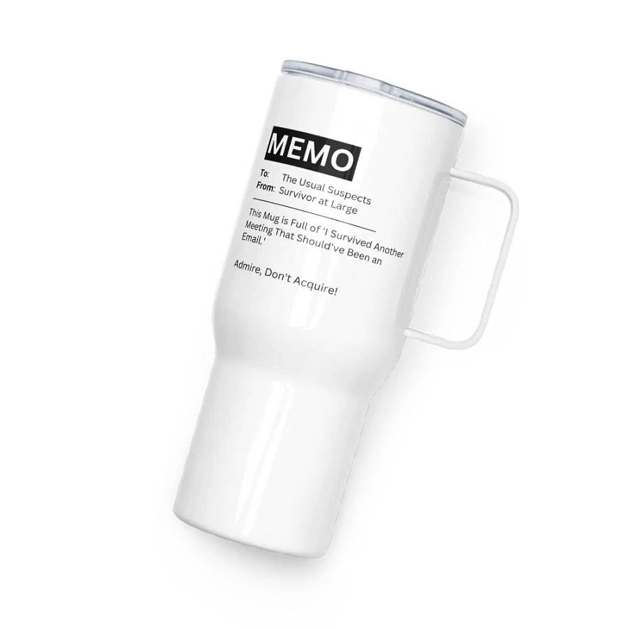Office Meeting Survivor's Travel Mug product image (11)