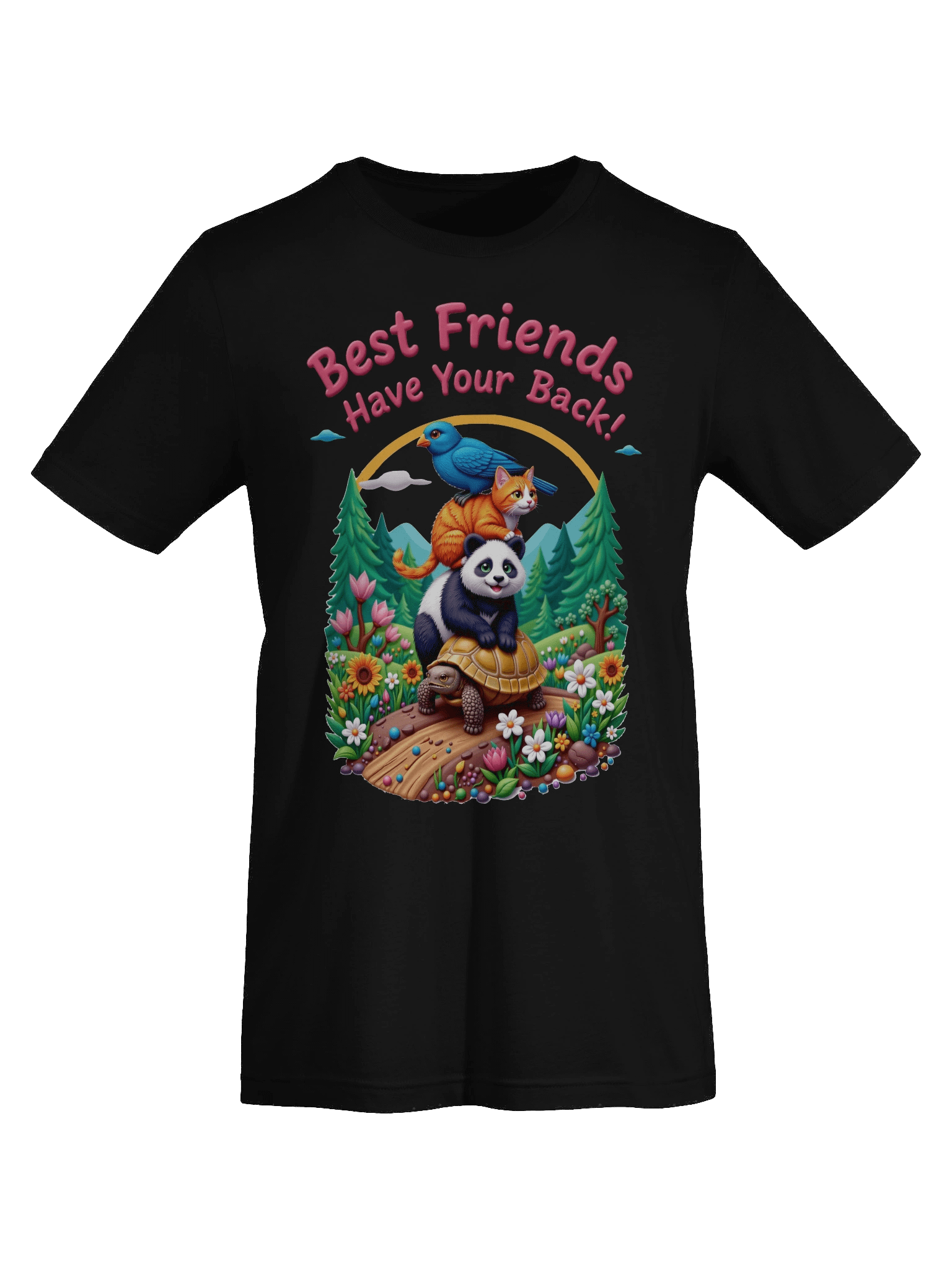 Best Friends Have Your Back! Forest Stack T-Shirt product image (62)