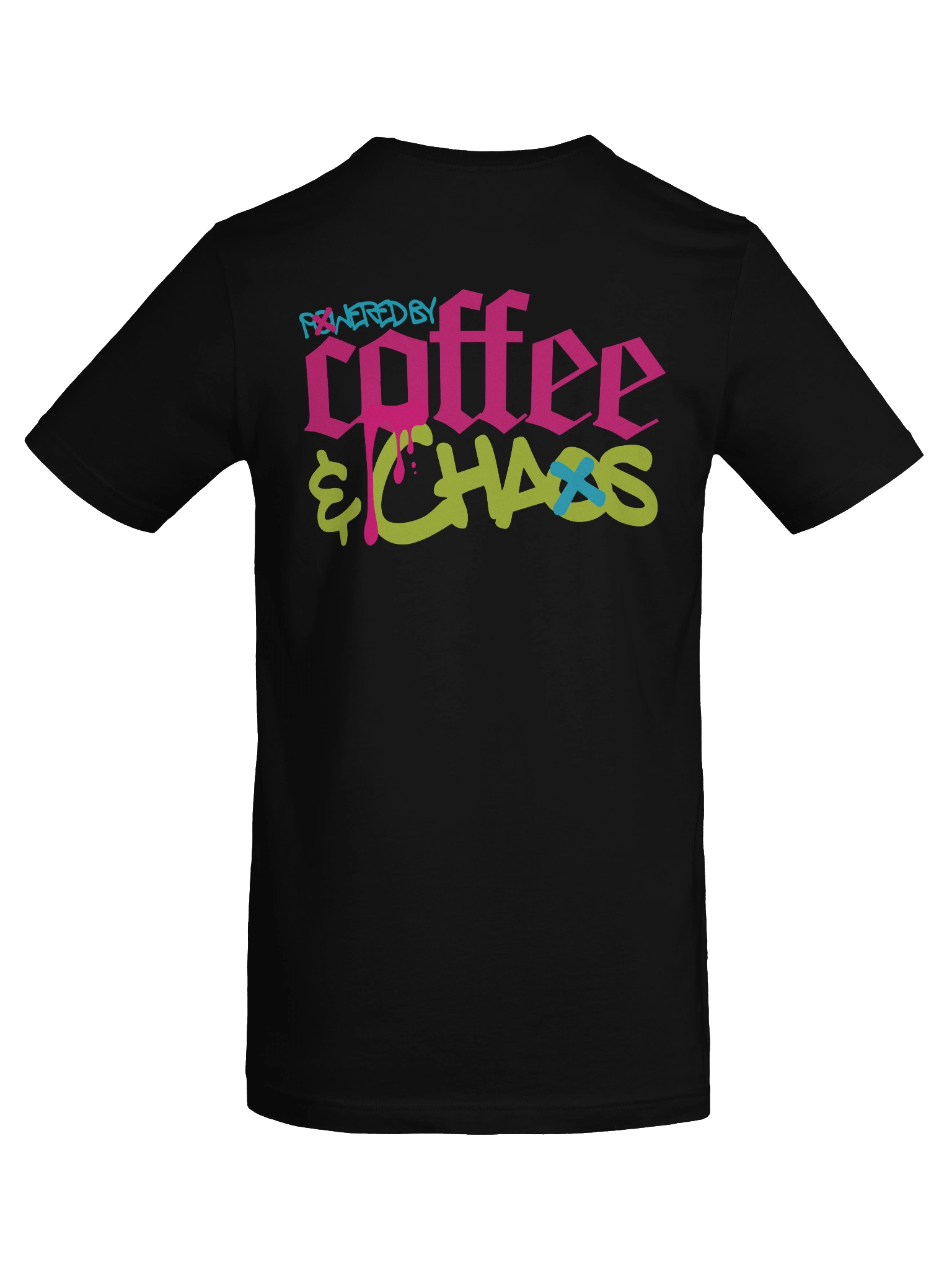 Powered by Coffee & Chaos Streetwear T-Shirt product image (8)