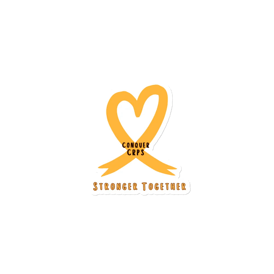 Official Conquer CRPS Awareness Ribbon heart Magnet product image (1)