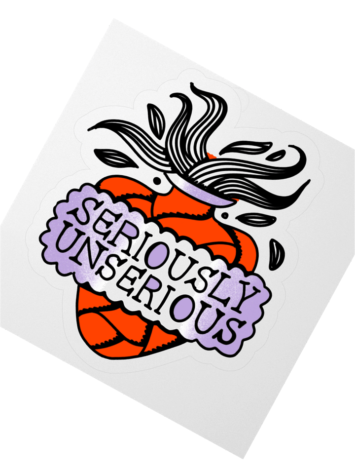 Seriously Unserious - Sacred Heart Stickers product image (2)