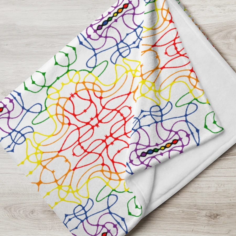 Rainbow Abstract Cozy Blanket product image (6)