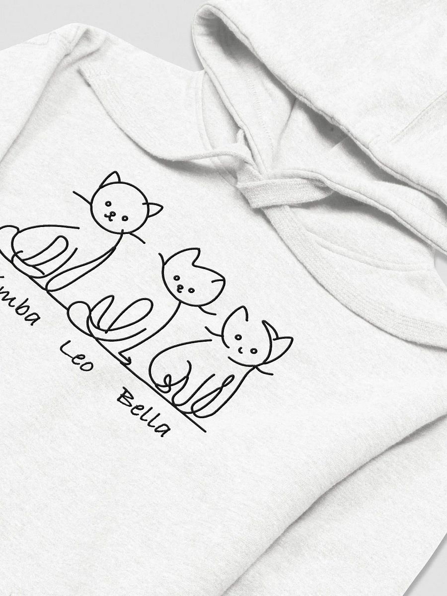 Embroidery Designed 3 Kittens Cotton Heritage M2580 Unisex Premium Hoodie product image (3)