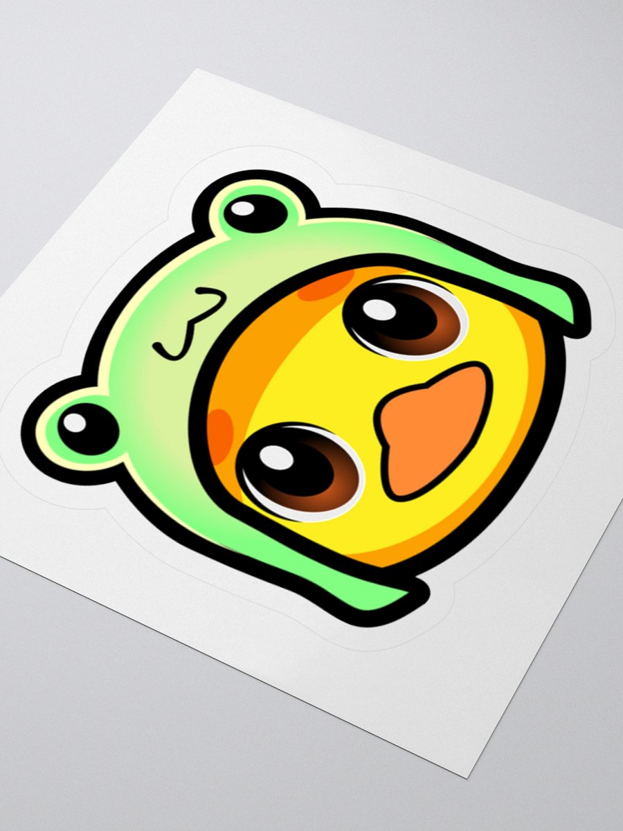 Frog Hat Chick Kiss Cut Stickers product image (8)