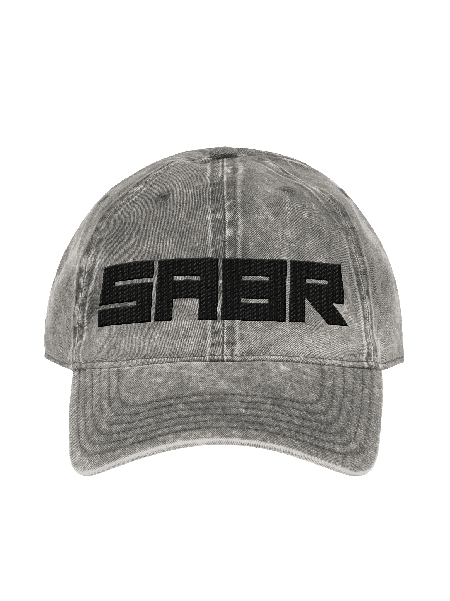 SABR Black Logo 100% Cotton Vintage Baseball Hat product image (1)