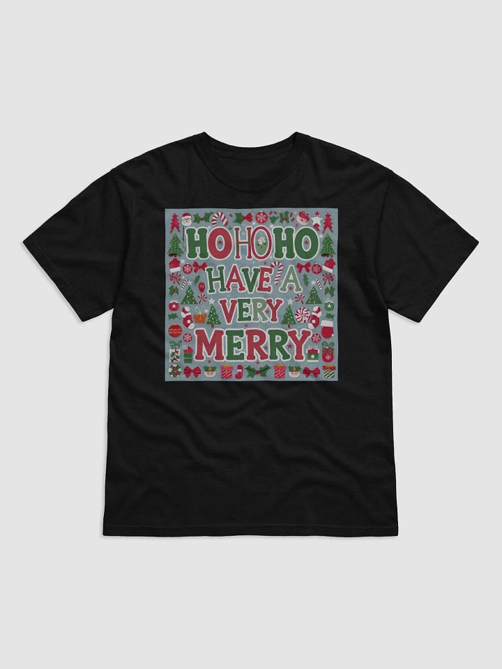 Ho Ho Ho Have a Very Merry Christmas Unisex T-shirt for men and women Comfort Colors product image (4)