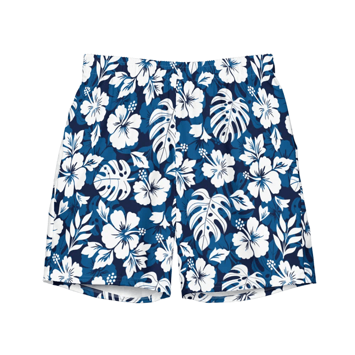 Hawaiian Tropical Hibiscus Flower Swimming Trunks product image (1)