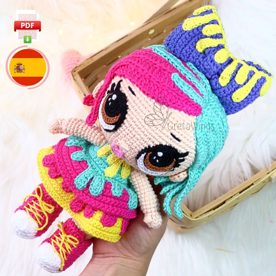 Patrón de Amigurumi de Muñecas LoL Splashes (Descarga Digital) product image (1)