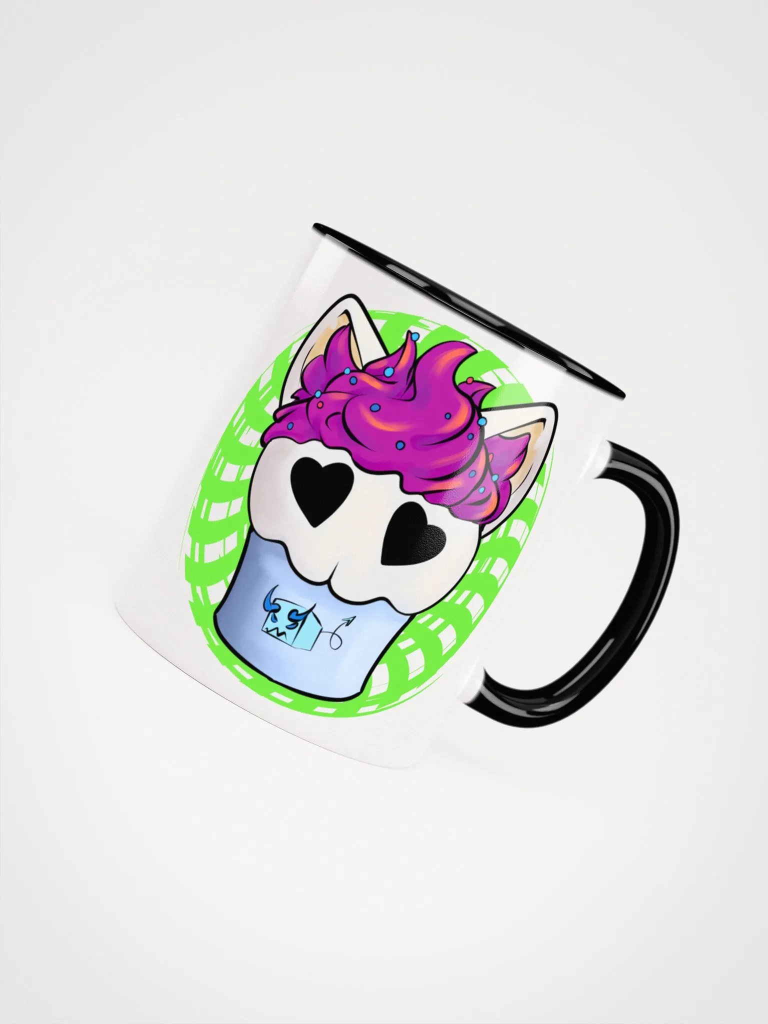 Punkcake Mug (Blue/Green) product image (4)