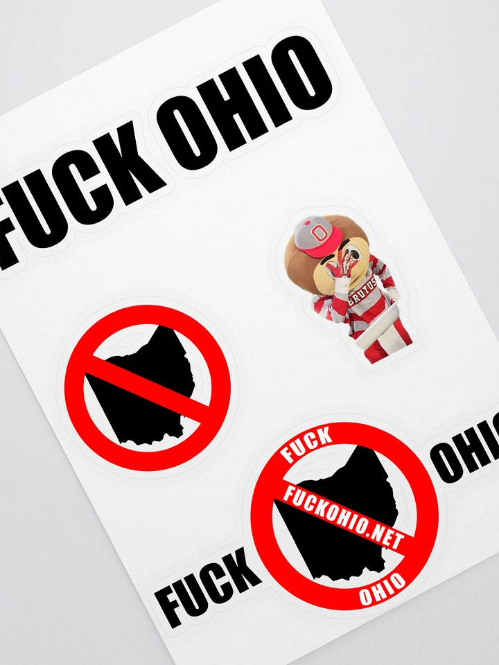 Fuck ohio Black Edition Sticker Pack product image (2)