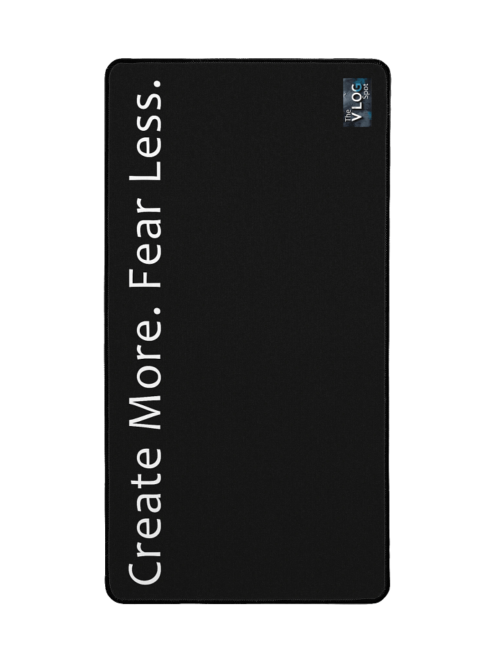 The VLOG Spot Deskmat – “Create More. Fear Less.” product image (2)