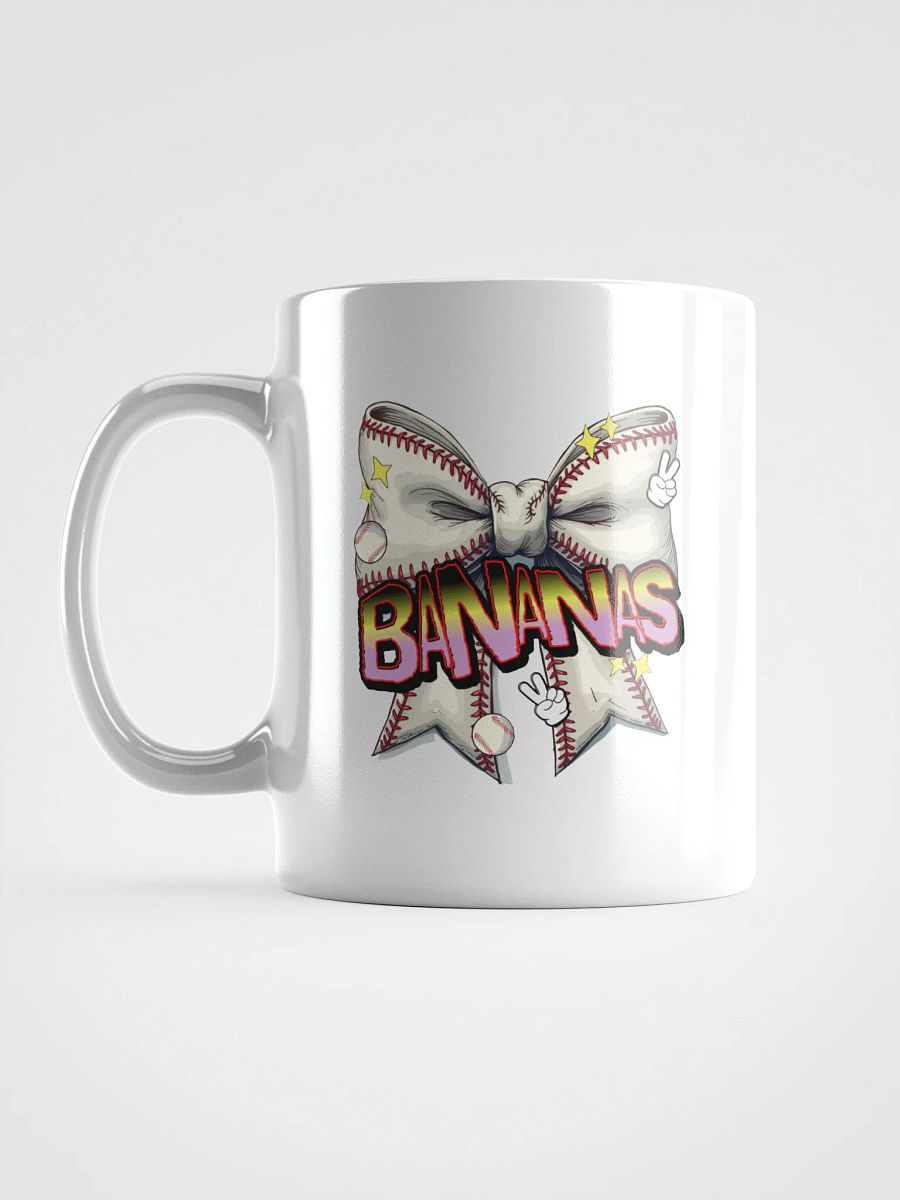 Bananas Bow Baseball Mug product image (1)