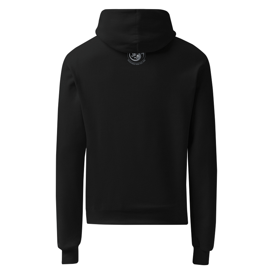⚪ Silver Dragon Hoodie – “Remember Who You Are” (Champion Edition) product image (3)